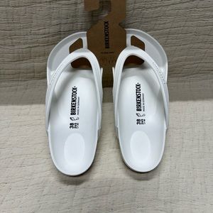 NWT Birkenstock White Sandals Size 38